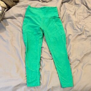 Beyond the Yoga Green Leggings, Size L